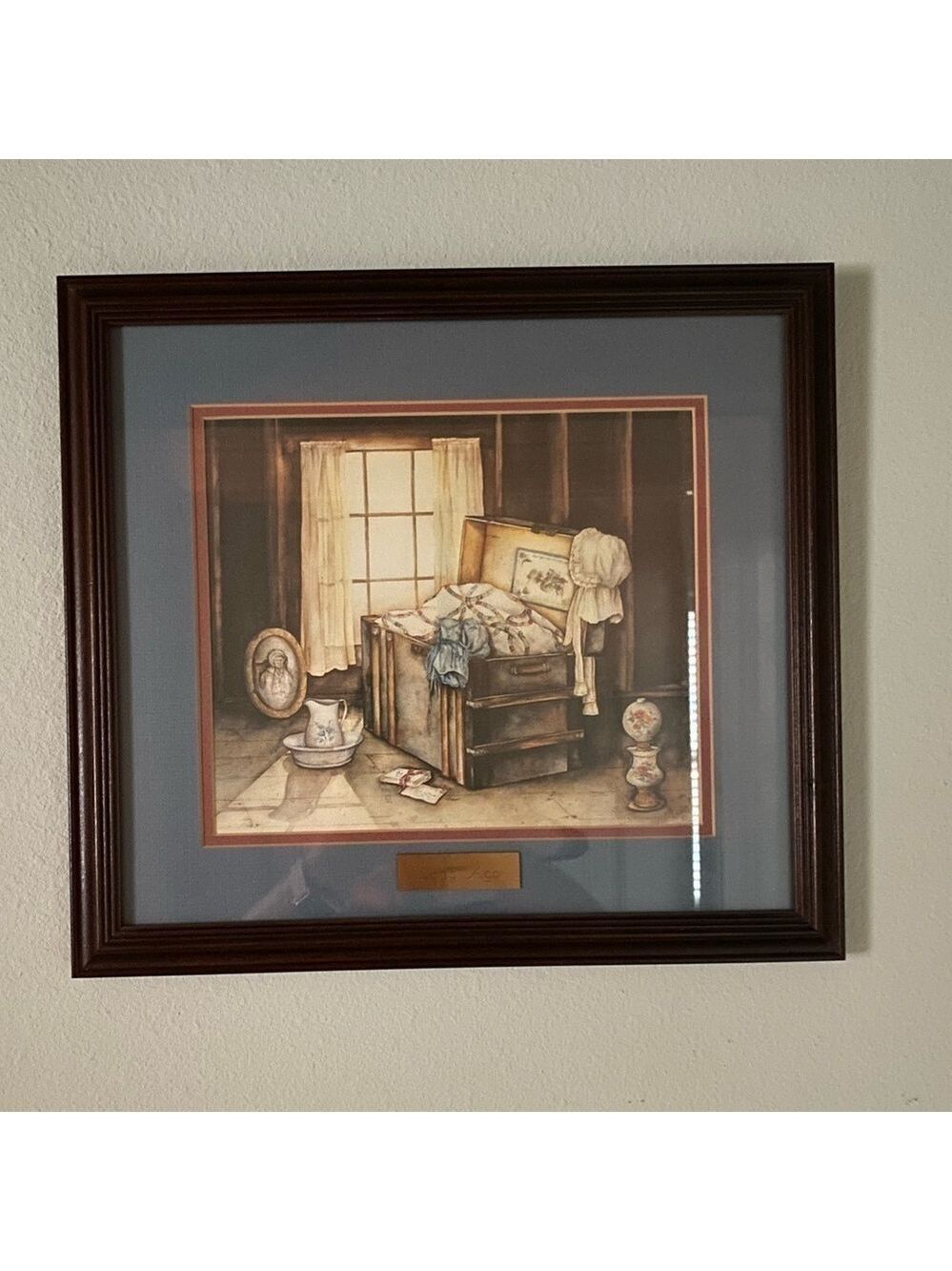 Paula Vaughn Vintage set of prints. Let’s Pretend and Long Ago. 14x15.5 inches